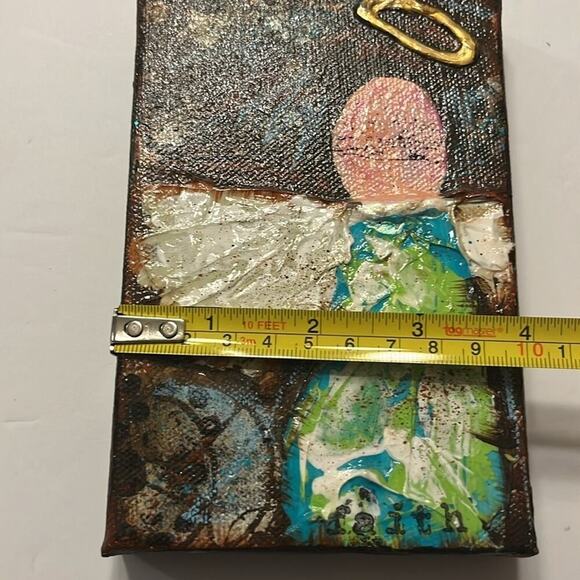 Beautiful Painting of an Angel signed by artist original artwork - Picture 8 of 11